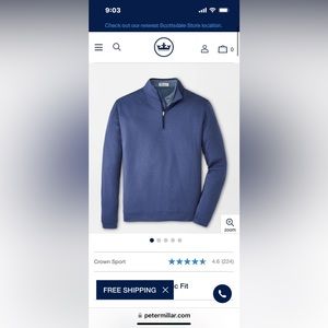 Peter Millar Quarterzip